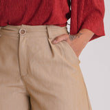 Shorts Feminino Alfaiataria Poliéster Lorena