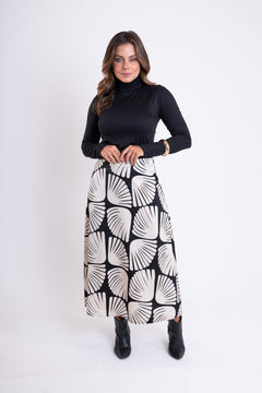 Saia Midi Poliester Arabella