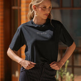 Blusa feminina Estampada Manga Curta em Malha de Algodão